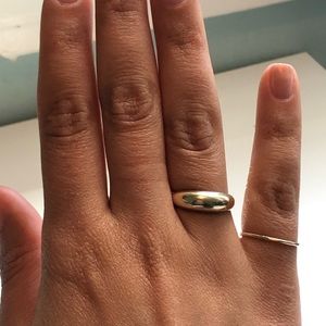 Mejuri thin dome ring